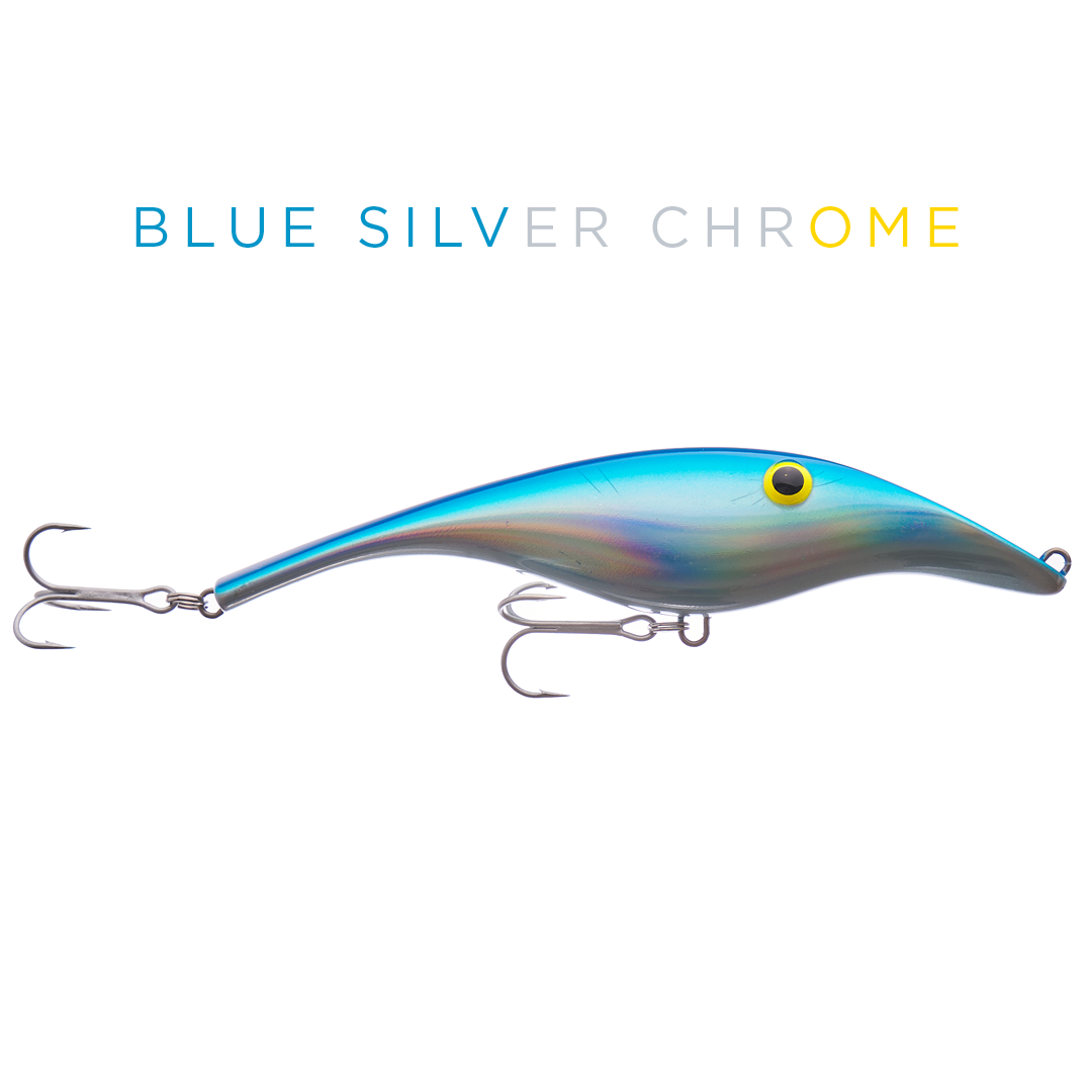 Zalt 17 cm - Blue Silver Chrome