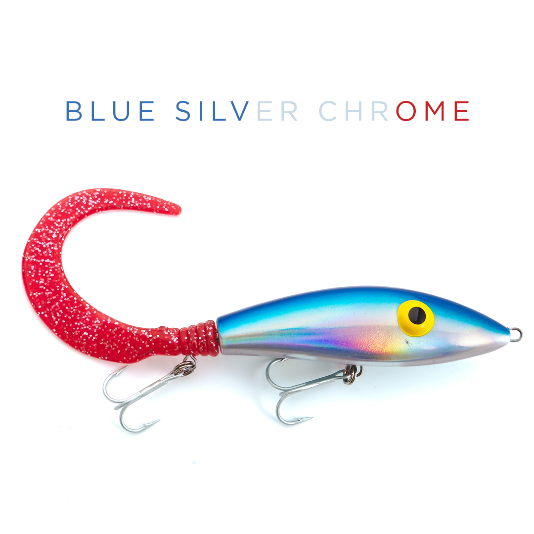 Zam Z Jerktail 21 cm - BlueSilverChrome